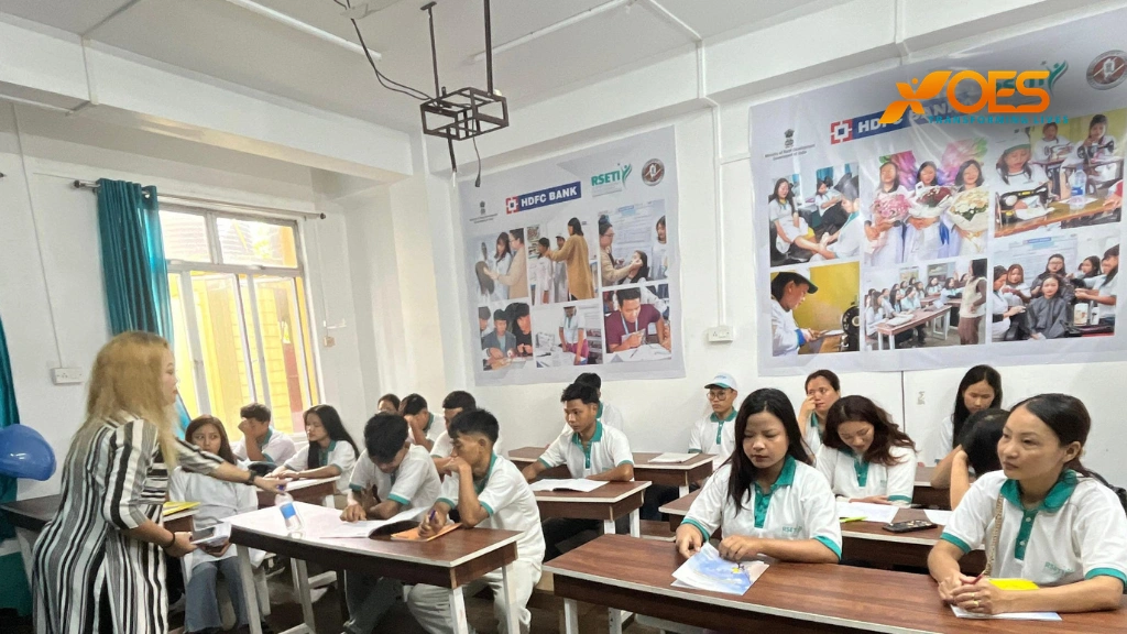 OES representative/trainer + corporate person, training centre